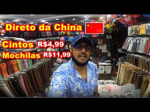 Cintos R4,99, Mochilas R$11,99 Chinês Importador com Preços inacreditáveis