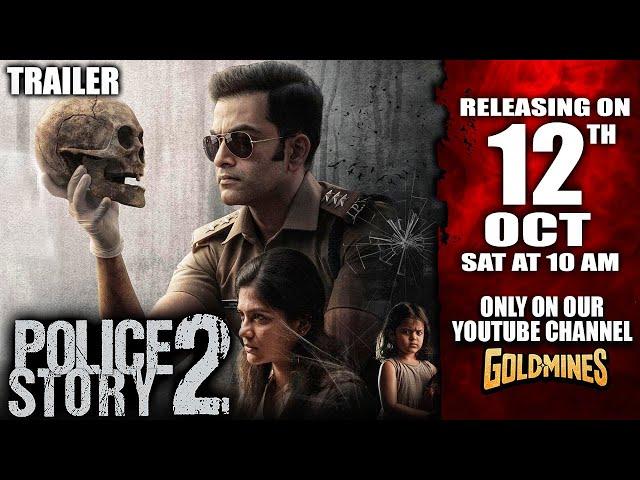 Police Story 2(Hindi) Trailer| Prithviraj |Releasing on 12th Oct Sat At 10 AM Only On Our YT Channel