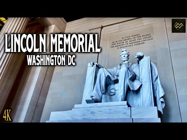 Lincoln Memorial Washington DC Walking Tour [4K]