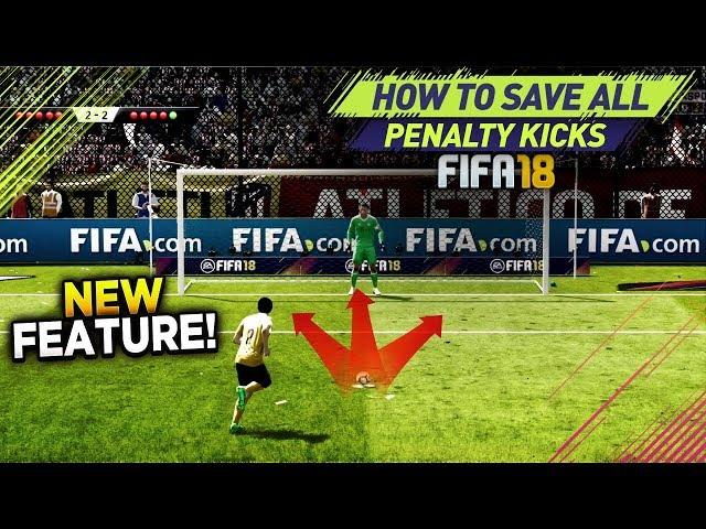 FIFA 18 SAVE ALL PENALTY KICKS TUTORIAL! 100% WORKING TRICK TO DEFEND PENALTIES