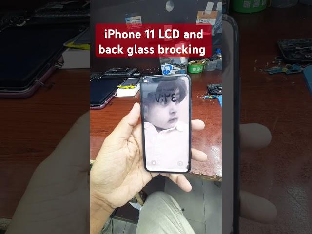 iPhone 11 LCD and back glass brocking #gsmsalam #gsmsalam #gsmsalamfix #gsm