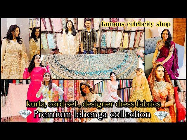 Famous Celebrity shop| RUPAM |coimbatore| elite lehengas|different fabrics in single store