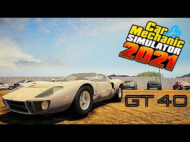Ford GT40 FOUND! Abandoned at The Junk Auction! Let's Restore A Legend. CMS2021