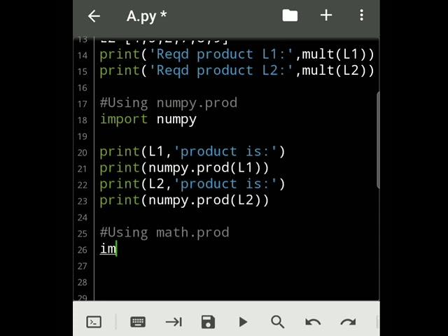 #Multiply all #elements of a #list in multiple ways in #Python