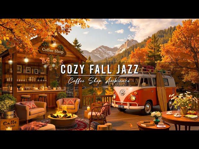 Relaxing Jazz Instrumental Music for Good Mood  Cozy Fall Coffee Shop Ambience & Smooth Jazz Music