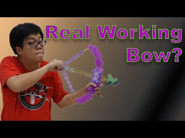 REAL Bow Action!! - Minecraft Enchanted Bow