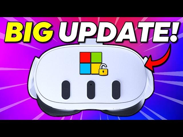 Big Quest 3 Update Brings INSANE Features! Better Handtracking & Windows 11