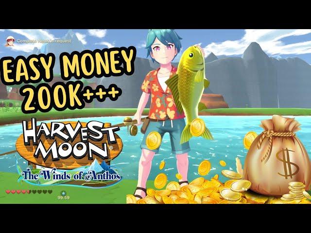 How to Make Money Fast 200.000+ Gold per day - Harvest Moon: The Winds of Anthos