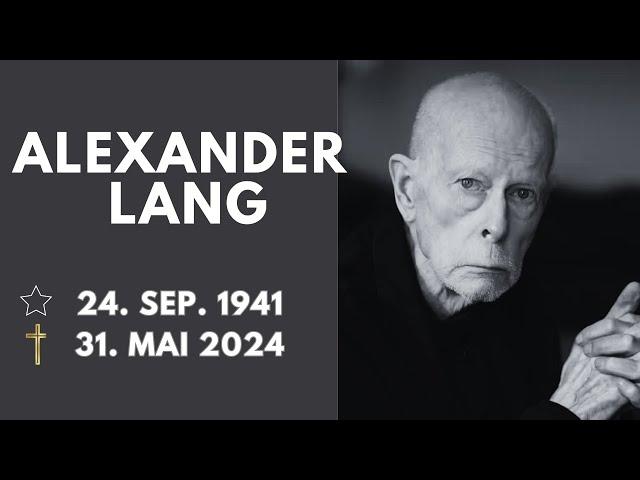 Theaterregisseur Alexander Lang ist im Alter von 82 Jahren gestorben.