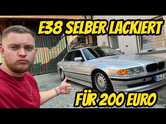 7er selber Zuhause Lackiert (Gutes Ergebnis)?  Teil 2 | BMW E38 7er 728i Projekt