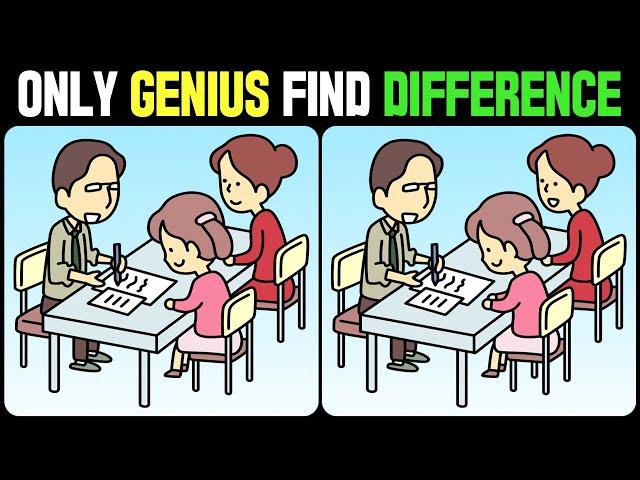 Spot The Difference : Only Genius Find Differences [ Find The Difference #590 ]