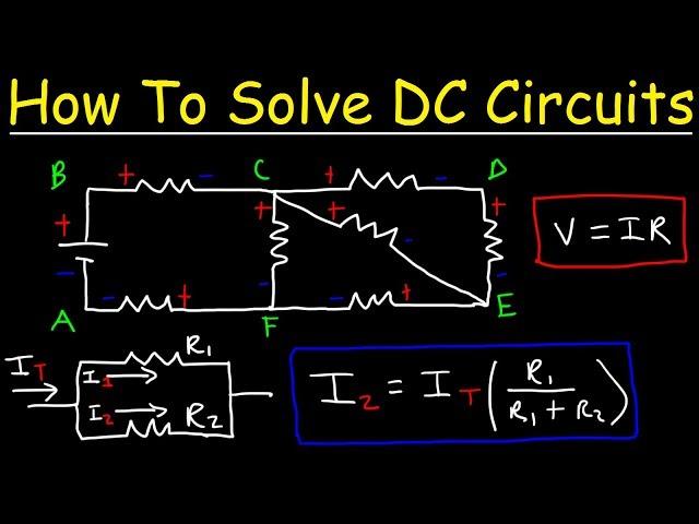 How To Solve Any Resistors In Series and Parallel Combination Circuit Problems in Physics