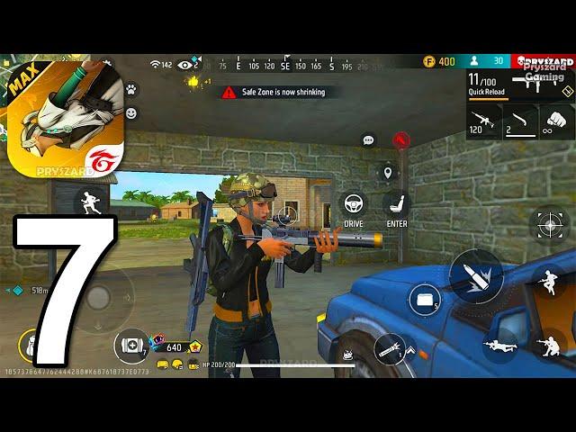 Free Fire MAX - Gameplay Part 7 BR-Ranked Random Map Battle Royale (iOS, Android)