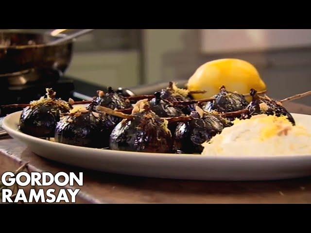 Caramelised Figs with Balsamic Vinegar, Rosemary and Ricotta | Gordon Ramsay