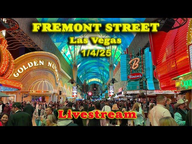 2025 LAST VEGAS LIVE Saturday Night on FREMONT STREET || LIVESTREAM