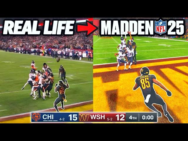 I Recreated TOP PLAYS From NFL Week 8 in Madden 25!