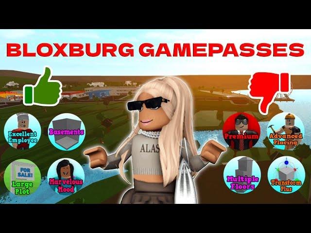 ARE THE BLOXBURG GAMEPASSES WORTH IT? | roblox