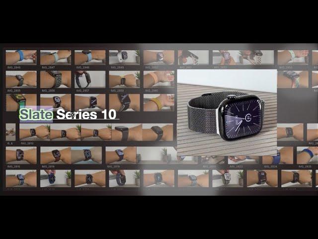 How SLATE TITANIUM Apple Watch SERIES 10 Looks w/ DIFFERENT WATCH BANDS!