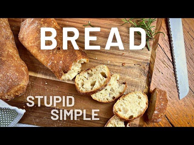 Never Fail at Making Bread - Italian Bread Recipe (Quick & Easy)