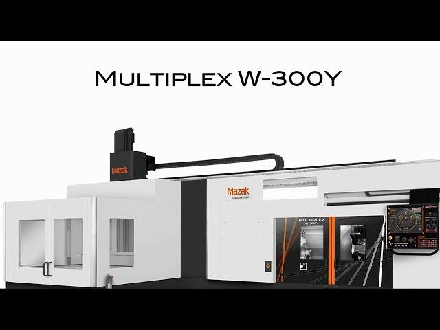 MULTIPLEX  W-300Y+GL:Symmetrical Machine Design with 2 Spindles and 2 Turrets