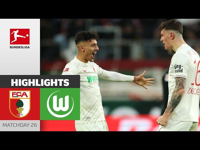 Augsburg Wins 6-Point-Match! | FC Augsburg - VfL Wolfsburg 1-0 | Highlights | Matchday 26 – BL 24/25