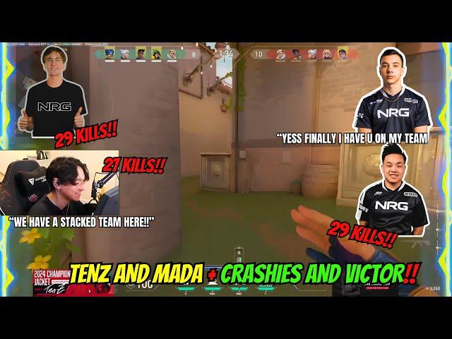 Sen Tenz and NRG Mada meet Crashies and Victor in Ranked!!