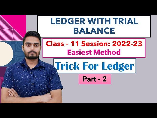 Ledger Posting | Ledger Balancing | Trial Balance | Ledger Complete Numerical Question | JOLLY