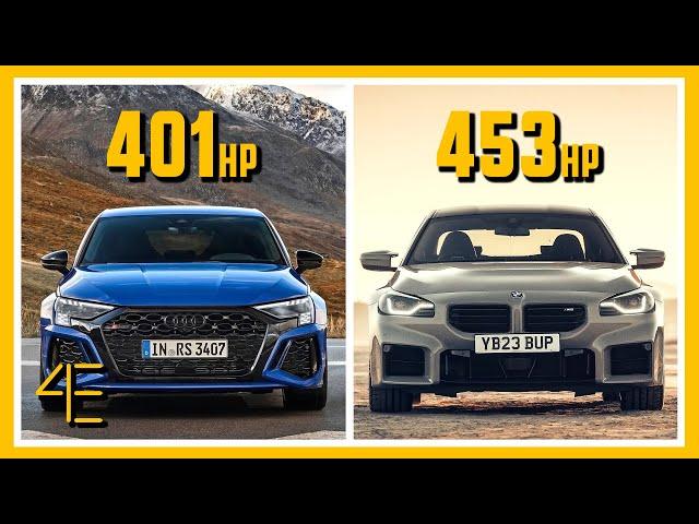 Audi RS3 vs BMW M2 | Car Spec Comparison | 4enthusiasts