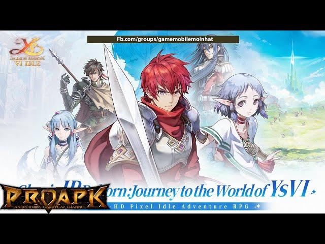 Ys 6 Idle:The Ark of Napishtim Gameplay Android / iOS