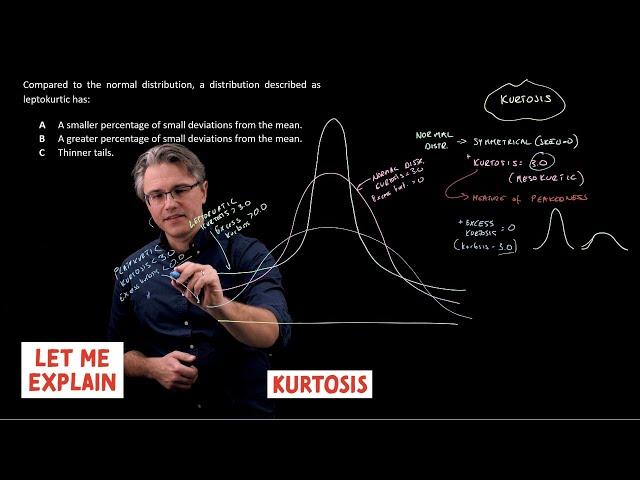 Kurtosis (for the @CFA Level 1 exam)