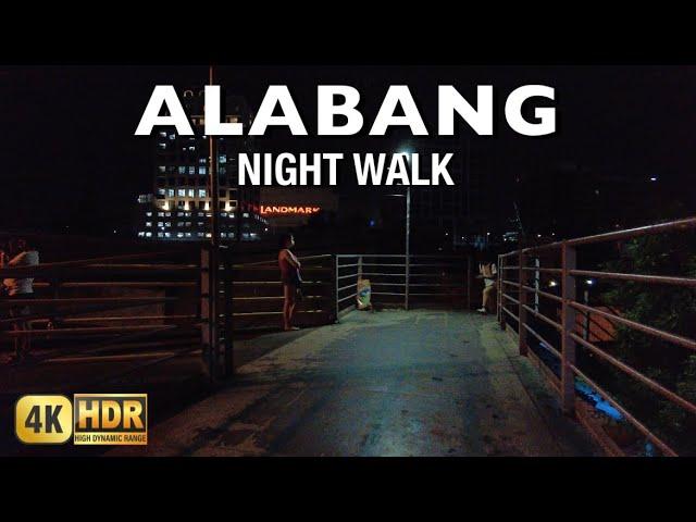 Alabang Evening Walk | 4K HDR | Alabang Muntinlupa Metro Manila Walking Tour