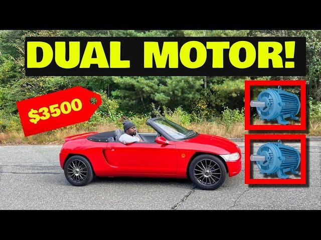 We Put Two Electric Motors in Hondas Smallest Sports Car and it Rips!