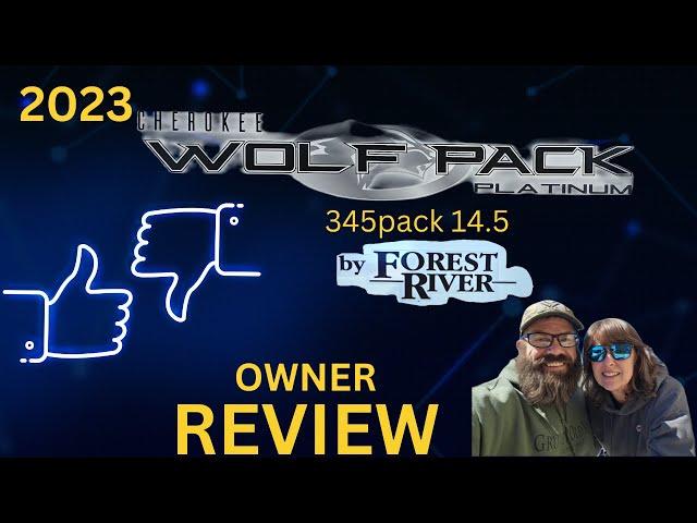 2023 Forest River Wolfpack 345pack14.5 Toy Hauler Owner review.  Likes and Dislikes!