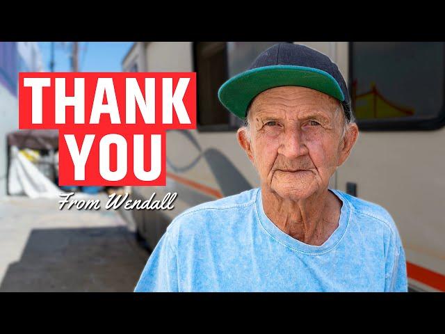 Heartwarming Update: Wendell and His New RV