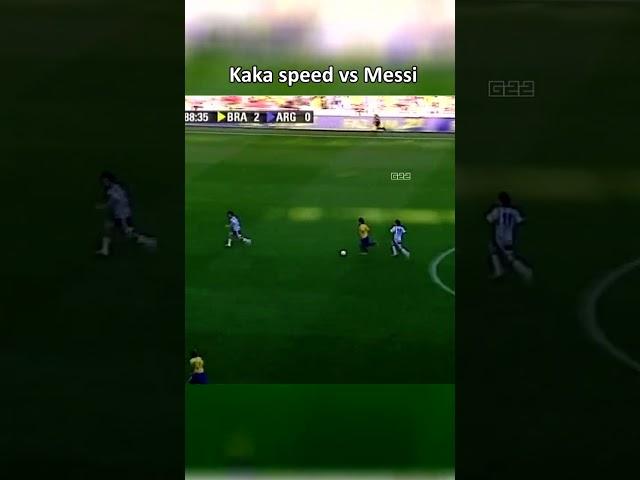 Kaka Speed vs Messi