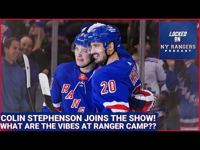 Colin Stephenson talks Ranger practice vibes, Cuylle, Lafreniere, UFA pickups and more!!