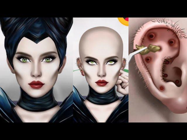 Sara asmr 1m #short#asmr ear cleaning #asmr #asmrsleep #stopmotion #asmranimation #asmrcareanimation