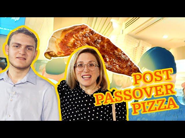 Pizza with My Son Seth | First Bread After 8 Days of Passover