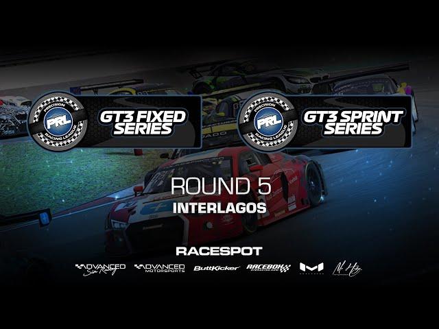 PRL GT3 Fixed & Sprint Series on iRacing | Round 5 at Interlagos