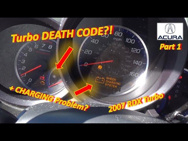 (Pt 1) Acura Turbo DEATH CODE?! (P2263 & CHARGING Problem? '07 RDX)