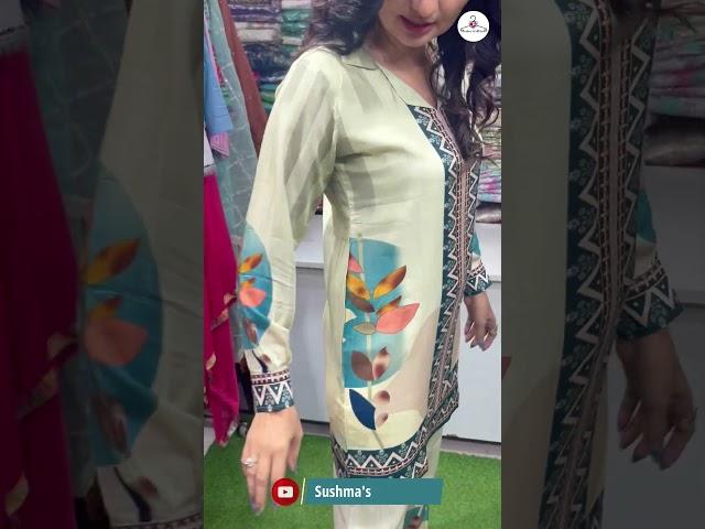 Beautiful Co-ord Set on Muslin #sushmascollectiondelhi #sushmascollection #womenfashion