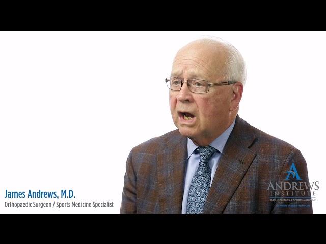 James Andrews, M.D. – How the arthroscope revolutionized sports medicine; biologics next revelation