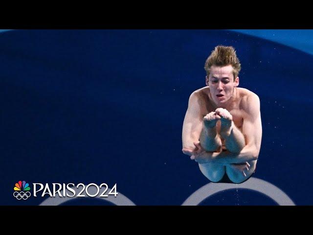 USA's Carson Tyler, Andrew Capobianco lifted to 3m springboard semis | Paris Olympics | NBC Sports