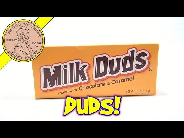 Milk Duds Chocolate & Caramel, Hersheys  - USA Candy Tasting