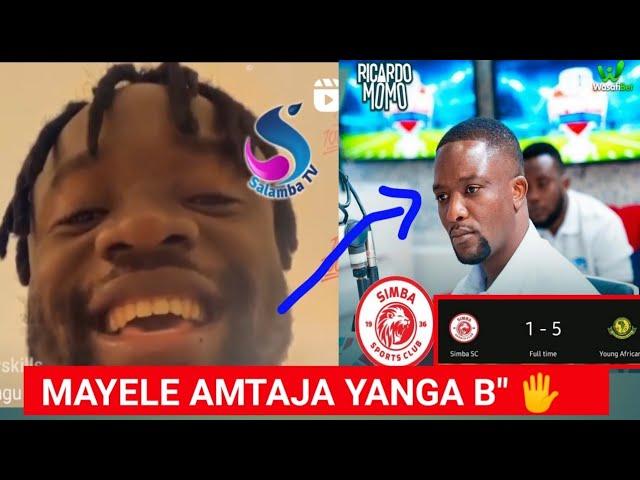 UTACHEKA! MAYELE AWACHANA SIMBA AHMED ALLY NI YANGA B" POLE INONGA