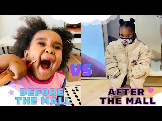 3-Year Old Toddler goes Shopping at THE MALL | iLuvCali