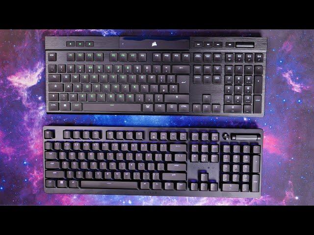 Corsair K100 Air vs Razer DeathStalker V2 Pro - low profile for the win?