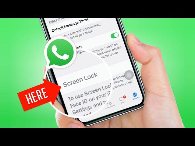 How To Fix WhatsApp Screen Lock Grayed Out on iPhone | Solve Can't Enable WhatsApp Screen Lock