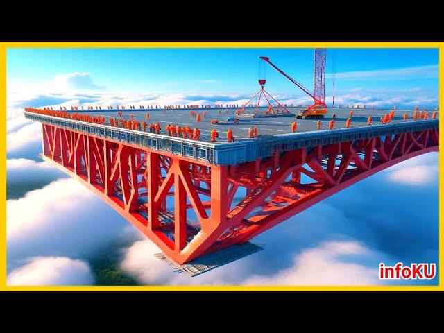 Construction Above the Clouds | World's Highest Bridge Mega Project