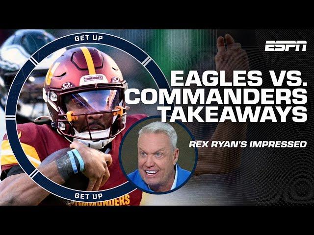 Jayden Daniels in the BIGGEST moments, SHINES the brightest! - Rex Ryan | Get Up